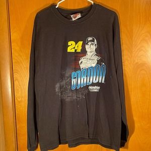 Vintage Nascar Jeff Gordon #24 Dupont Long Sleeve‎ Shirt Winners Circle XL